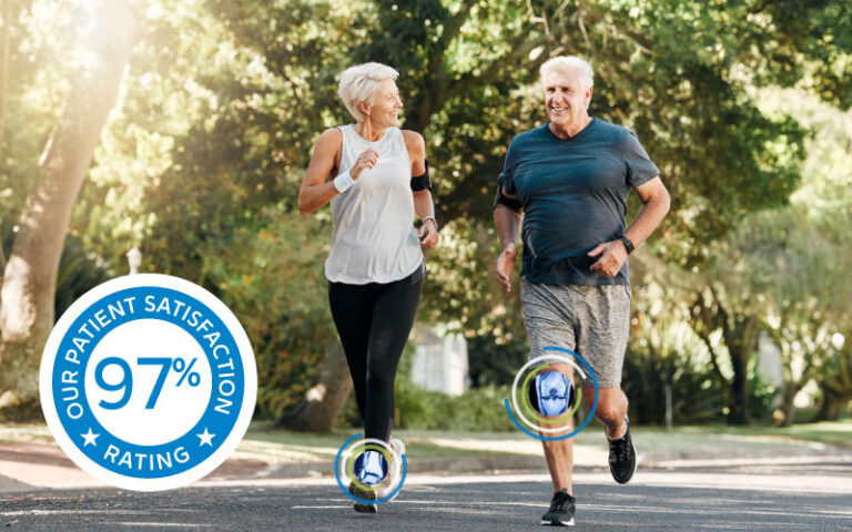 Patient satisfaction rating of 97%